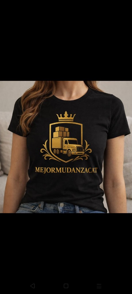 Uniforme oficial con logo MEJORMUDANZACAT